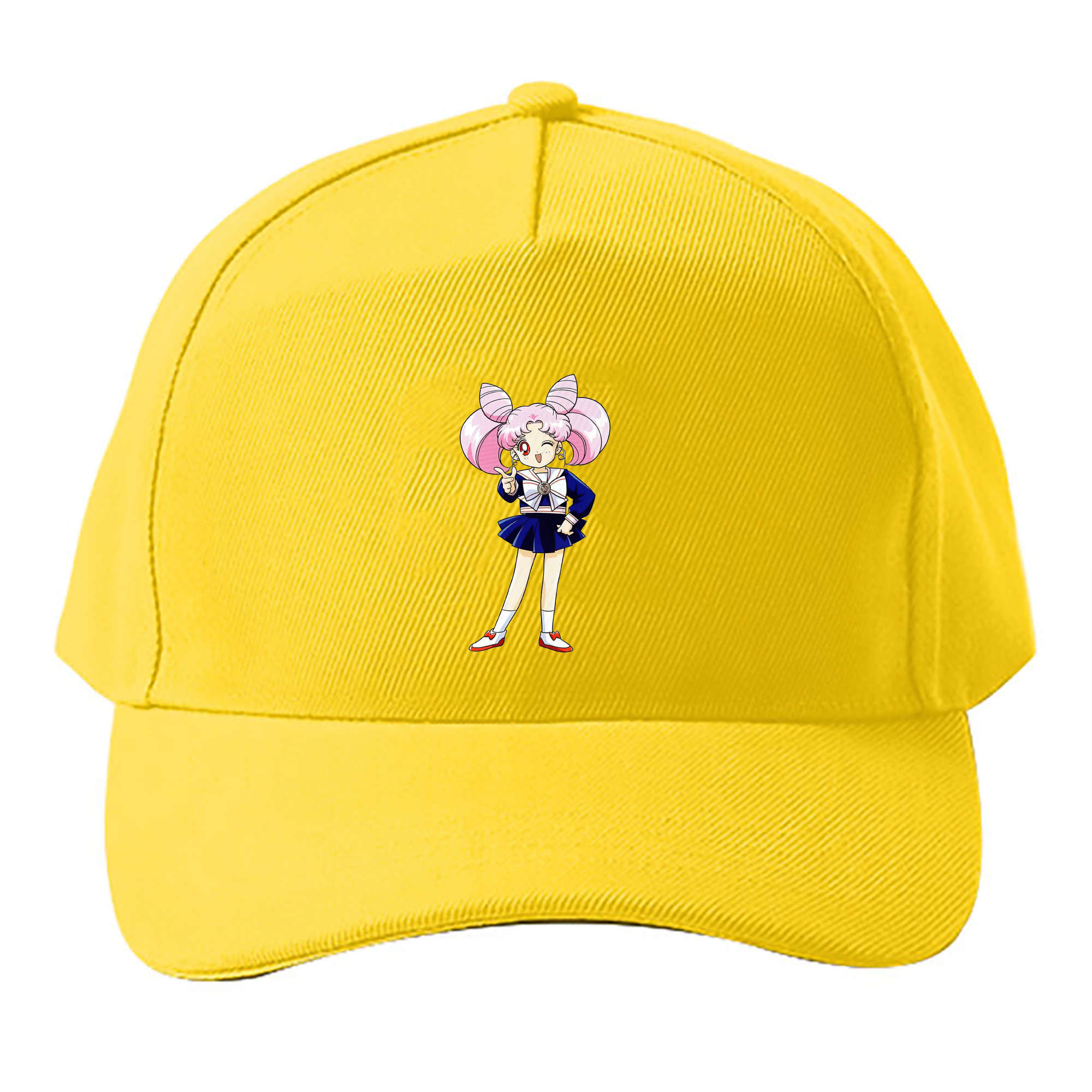 （画像用） 美少女戦士セーラームーン ちびうさ Sailor Moon Chibiusa Tsukino Usagi Small Lady Serenity ベースボールキャップ 綿100％ 男女兼用 帽子 スポーツ